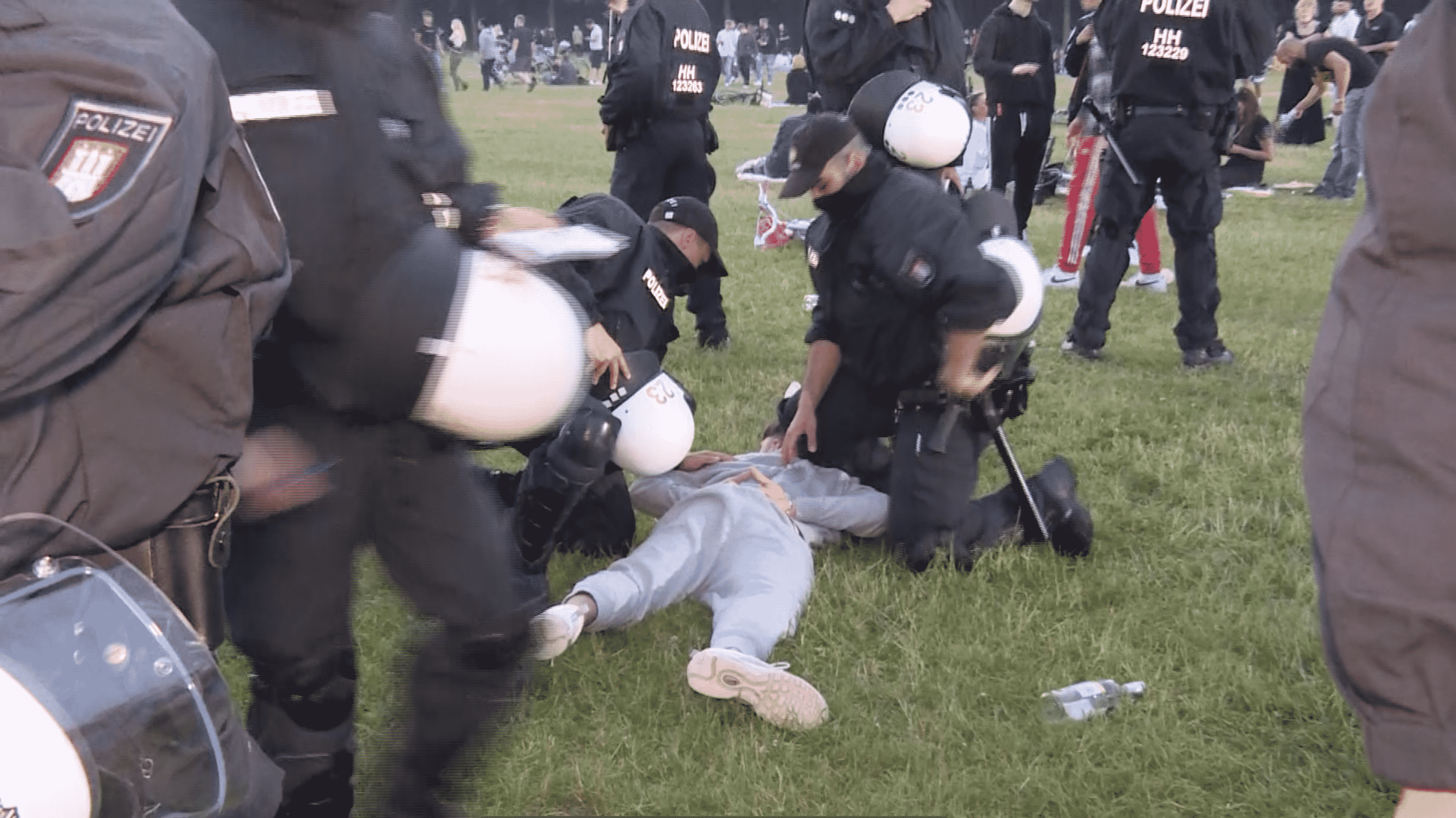 Schon wieder Krawallnacht im Hamburger Stadtpark