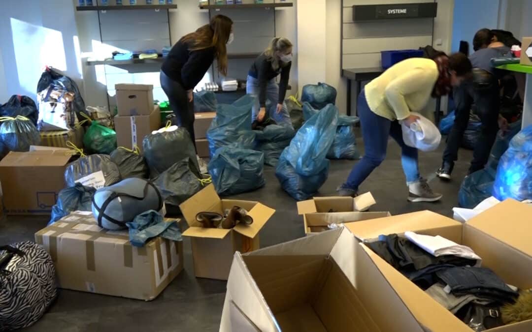 Gebäudereinigungsfirma organisiert spontan Spendenaktion für Flüchtlinge an polnischer Grenze