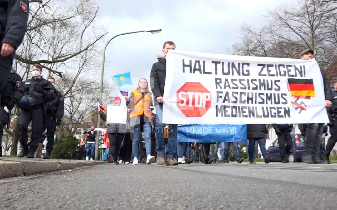 Pro-russische Demonstration in Osnabrück